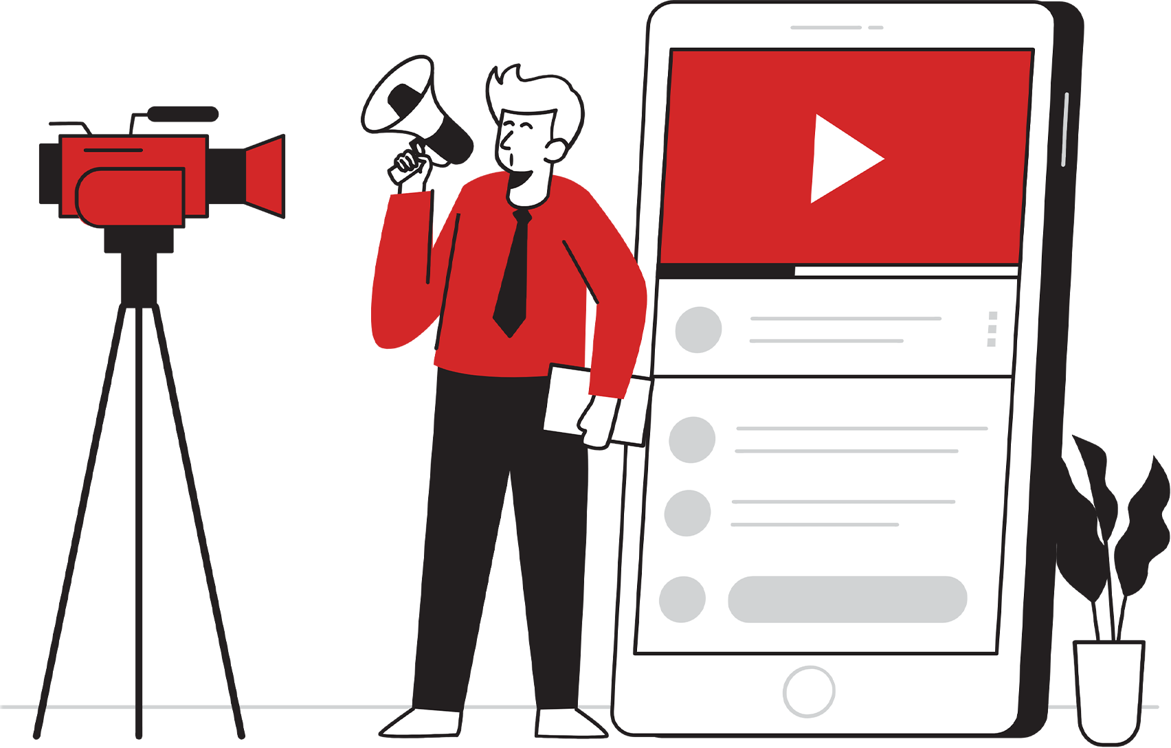 パソコンとスマホ